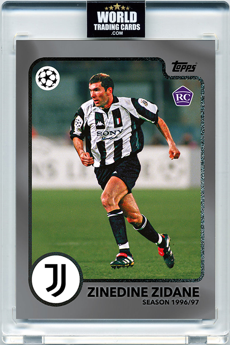 Zinedine Zidane - 2024 - Topps The Lost Rookie - World Trading Cards - Football Card - Pristine 10 Trading Cards