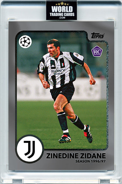 Zinedine Zidane - 2024 - Topps The Lost Rookie - World Trading Cards - Football Card - Pristine 10 Trading Cards