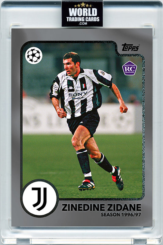 Zinedine Zidane - 2024 - Topps The Lost Rookie - World Trading Cards - Football Card - Pristine 10 Trading Cards