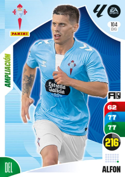 Alfon - Panini Adrenalyn XL La Liga 2024/2025 - #104 Bis - Ampliación - Celta