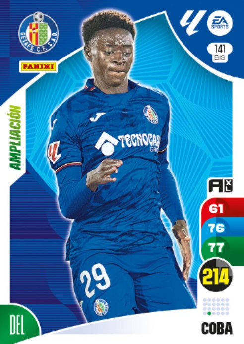 Panini Adrenalyn XL La Liga 2024/2025 - #141 Bis-. Coba - Ampliación - Getafe - 2ª Edición, Cromo RAW