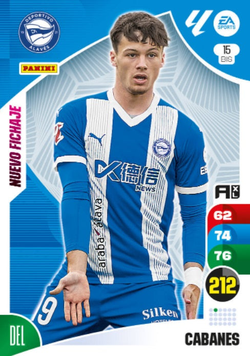 Cabanes - Panini Adrenalyn XL La Liga 2024/2025 - #015 Bis - Nuevo Fichaje - Alavés