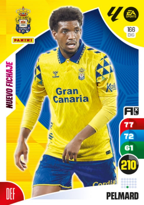 Panini Adrenalyn XL La Liga 2024/2025 - #166 Bis-. Pelmart - Nuevo Fichaje - Las Palmas - 2ª Edición, Cromo RAW