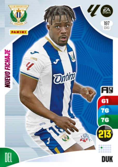 Panini Adrenalyn XL La Liga 2024/2025 - #197 Bis-. Duk - Nuevo Fichaje - Leganés - 2ª Edición, Cromo RAW