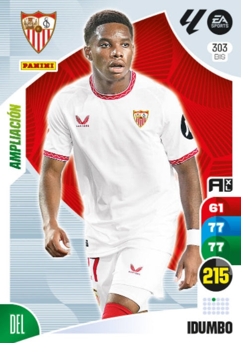 Panini Adrenalyn XL La Liga 2024/2025 - #303 Bis-. Idumbo - Ampliación - Sevilla - 2ª Edición, Cromo RAW