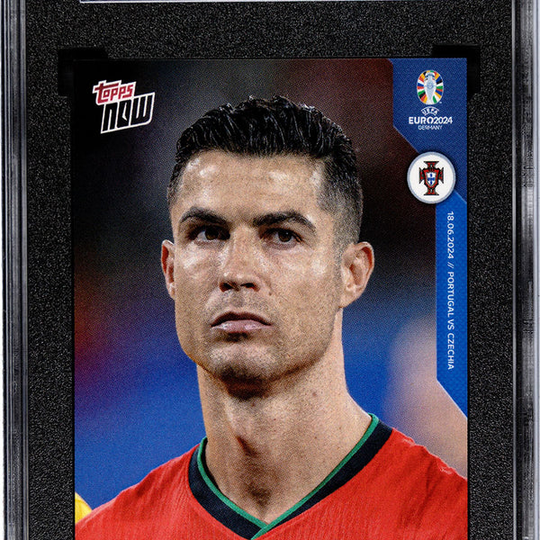 Cristiano Ronaldo - 2024 - Topps Now Euro - Portugal - #015 - SCG 9.5