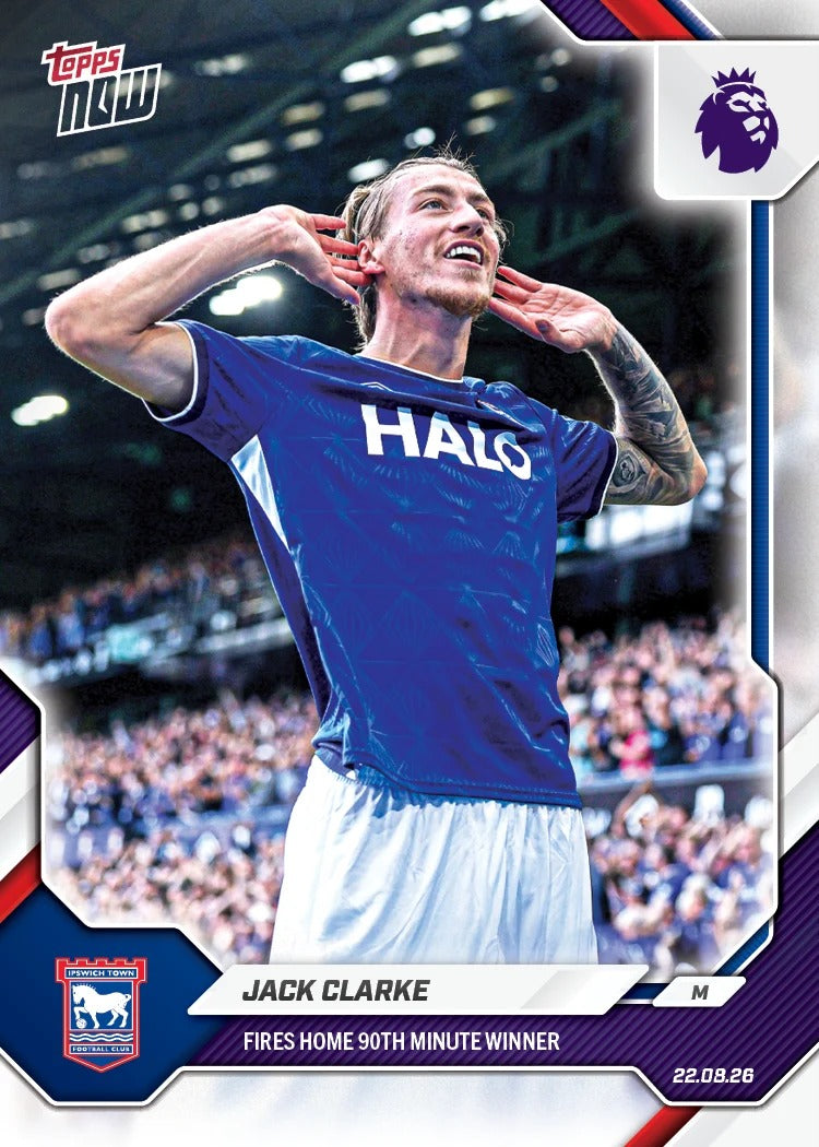 2026-27 | Topps | Now | Premier League | Jack Clarke | Base | #004 | BAJO PEDIDO | ENVÍO 30 días aproximadamente desde la fecha de compra.