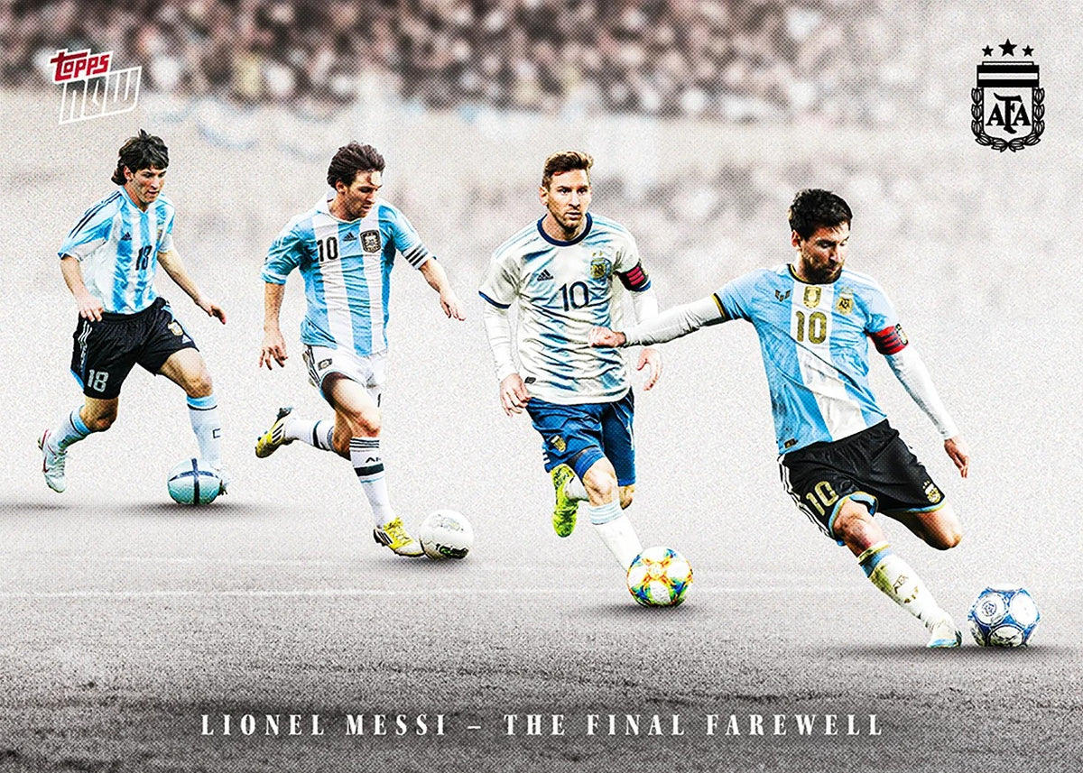 2026 | Topps | Now | Argentina | Lionel Messi  | Despedida Final | SOBRE PACK SELLADO (2 cartas) | Posibles Autos 1/1?
