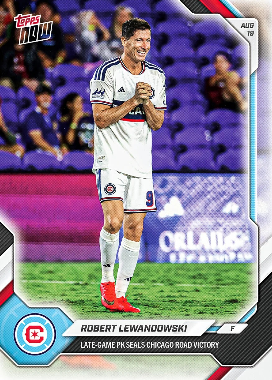 2026 | Topps | Now | MLS | Robert Lewandowski | Base | #066 | Limited Editions | BAJO PEDIDO | ENVÍO 30 días aproximadamente desde la fecha de compra.