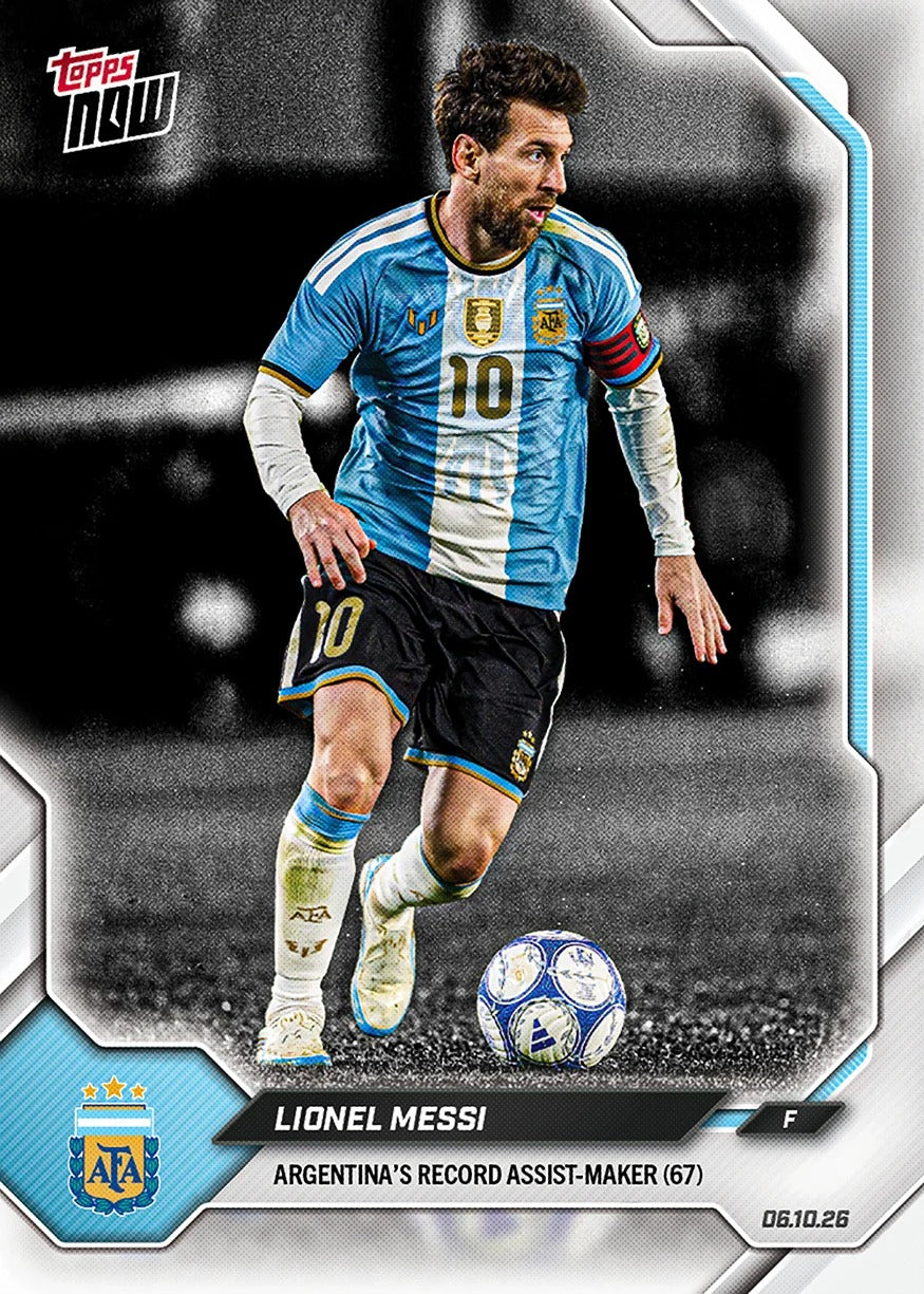 2026 | Topps | Now | Argentina | Lionel Messi  | Despedida Final | SOBRE PACK SELLADO (2 cartas) | Posibles Autos 1/1?