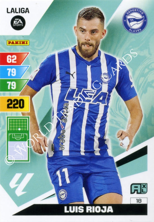 Panini Adrenalyn XL La Liga 2023-2024 #018 -  Luis Rioja (Deportivo Alavés)