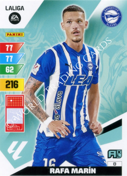 Panini Adrenalyn XL La Liga 2023-2024 #008 -  Rafa Marín (Deportivo Alavés)
