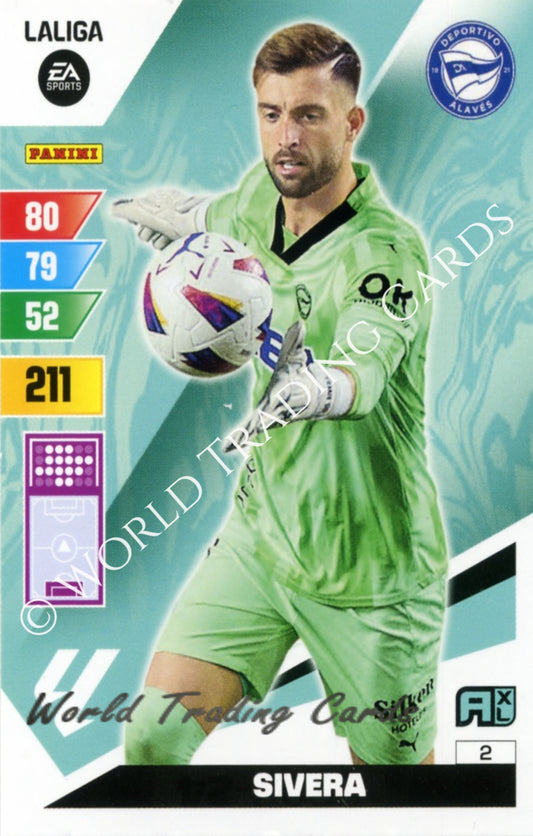 Panini Adrenalyn XL La Liga 2023-2024 #002 -  Sivera (Deportivo Alavés)