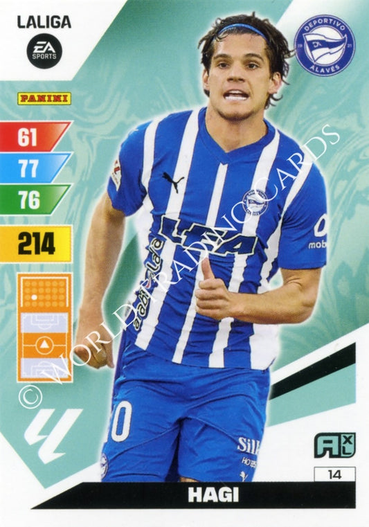 Panini Adrenalyn XL La Liga 2023-2024 #014 -  Hagi (Deportivo Alavés)