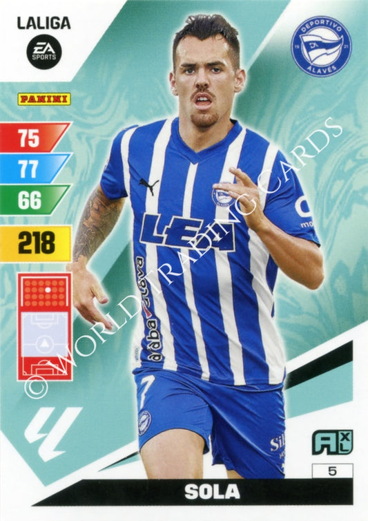 Panini Adrenalyn XL La Liga 2023-2024 #005 -  Sola (Deportivo Alavés)