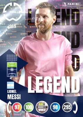 Lionel Messi - Inter Miami CF - #369 - WORLD / Legend | FIFA Club World Cup 2025 Adrenalyn XL - Cromo de Fútbol | Singles Cards