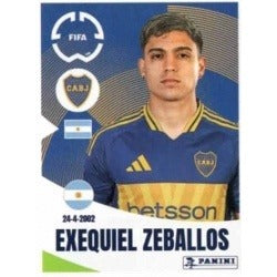 Panini Club World Cup 2025 #165 - Exequiel Zeballos (CA Boca Juniors)