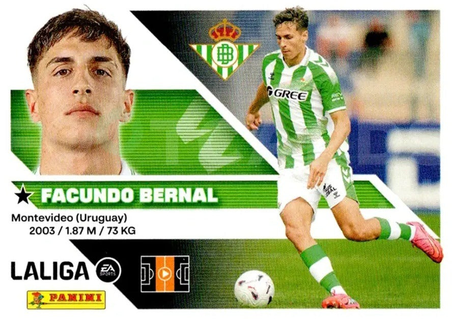 Panini | Liga Este | 2026-2027 | Real Betis | Basico | #013 | Facundo Bernal | 2ª Edición