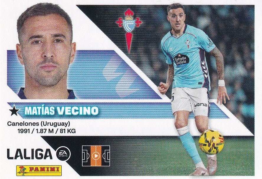 Panini | Liga Este | 2026-2027 | RC Celta | Basico | #014Bis | Vecino | Coloca | 2ª Edición