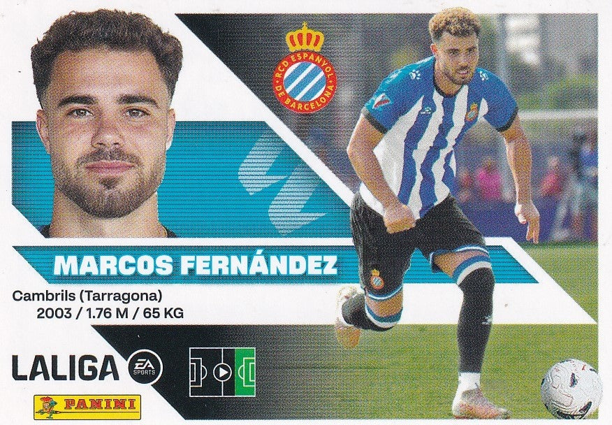 Panini | Liga Este | 2026-2027 | RCD Espanyol | Basico | #015 | Marcos Fernandez | 2ª Edición