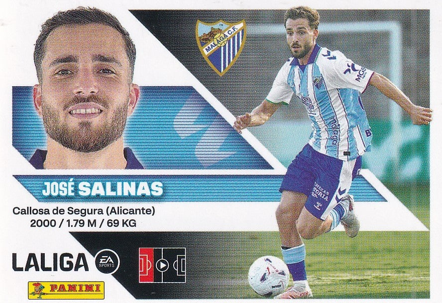 Panini | Liga Este | 2026-2027 | Malaga CF | Basico | #010 | Salinas | 2ª Edición