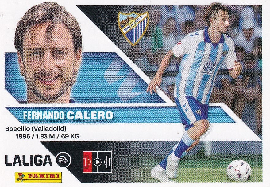 Panini | Liga Este | 2026-2027 | Malaga CF | Basico | #007 | Calero | 2ª Edición