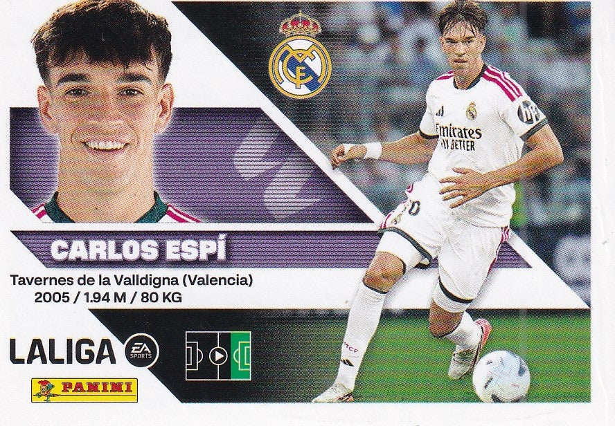 Panini | Liga Este | 2026-2027 | Real Madrid | Basico | #017Bis | Carlos Espi | Coloca | 2ª Edición