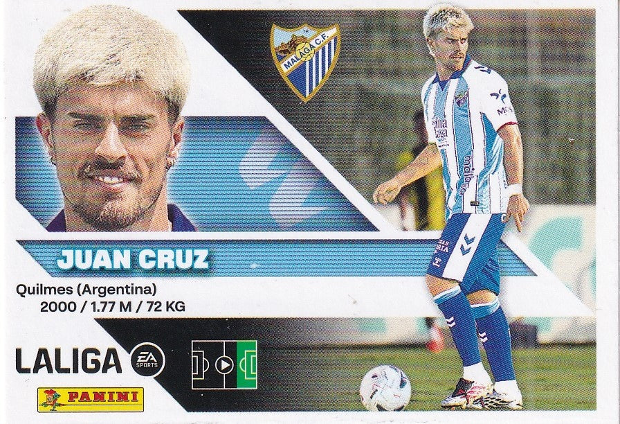 Panini | Liga Este | 2026-2027 | Malaga CF | Basico | #UF11 | Juan Cruz | Últimos Fichajes | 2ª Edición