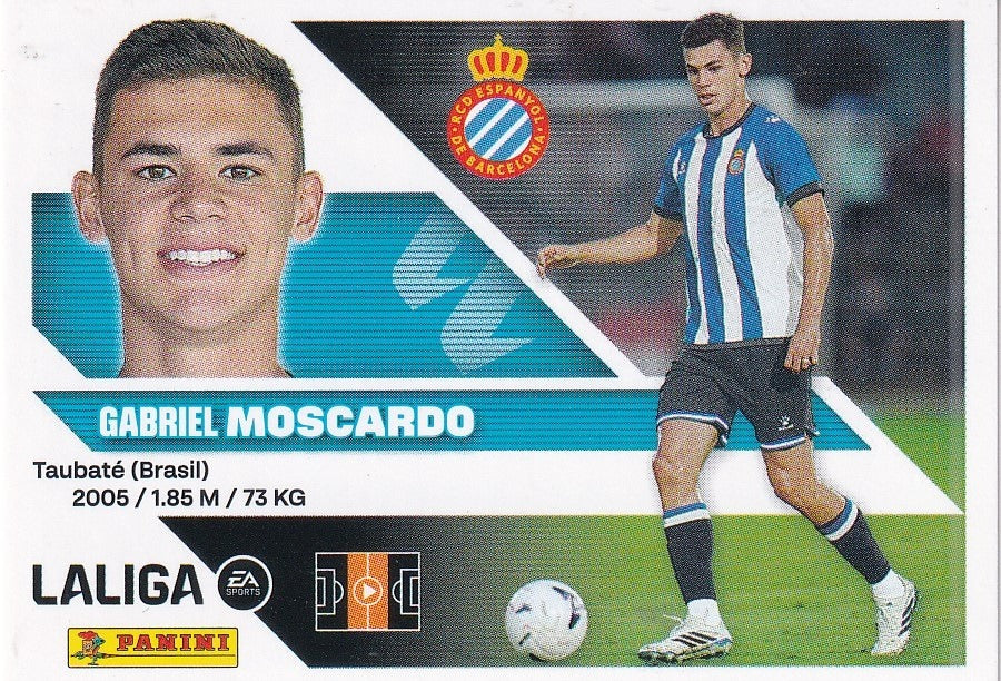 Panini | Liga Este | 2026-2027 | RCD Espanyol | Basico | #UF16 | Moscardo | Últimos Fichajes | 2ª Edición