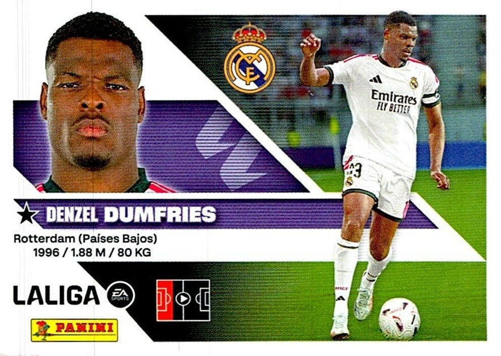 Panini | Liga Este | 2026-2027 | Real Madrid | Basico | #UF03 | Dumfries | Últimos Fichajes | 2ª Edición
