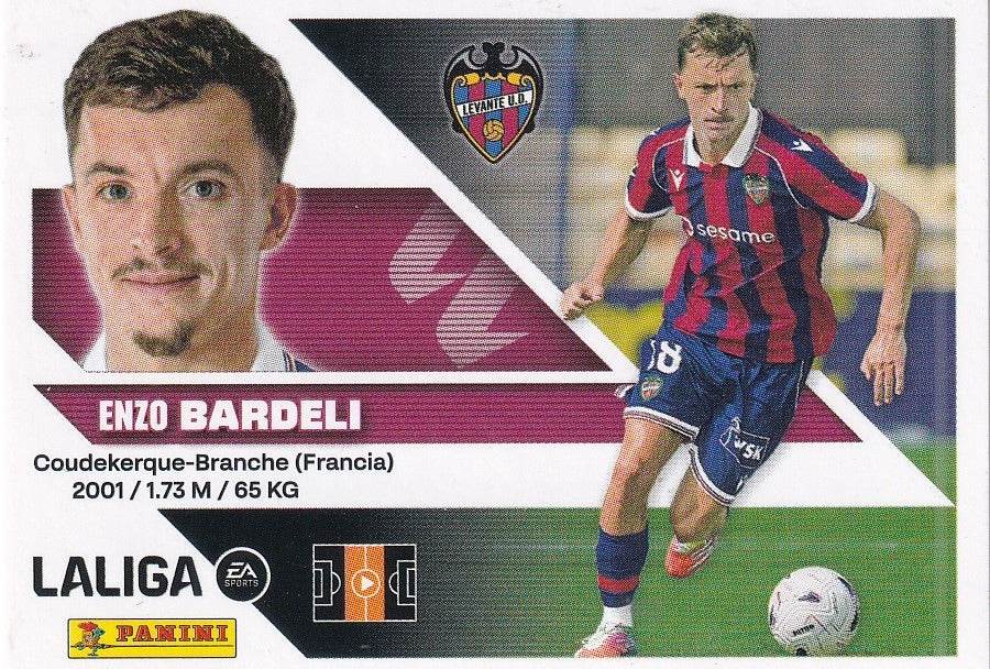 Panini | Liga Este | 2026-2027 | Levante UD | Basico | #UF07 | Bardeli | Últimos Fichajes | 2ª Edición