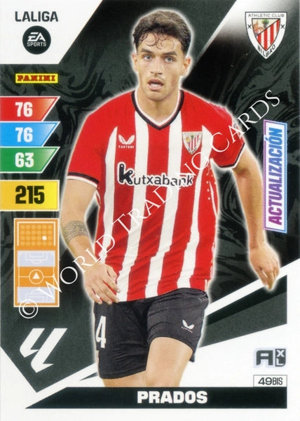 Cromo Trading Card Fútbol-Prados-Athletic Club-Panini Adrenalyn XL 2023-2024-#049bis-Básico