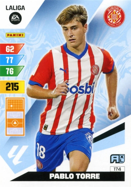 Cromo Trading Card Fútbol-Pablo Torre-Girona-Panini Adrenalyn XL 2023-2024-#174-Básico