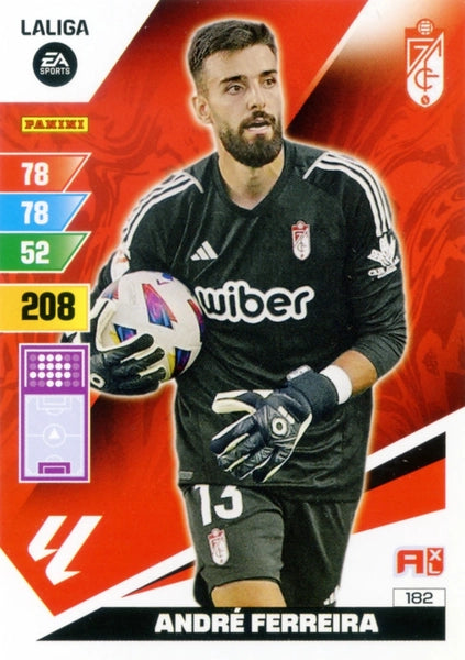 Cromo Trading Card Fútbol-Andre Ferreira-Granada-Panini Adrenalyn XL 2023-2024-#182-Básico