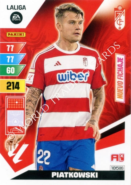 Cromo Trading Card Fútbol-Piatkowski-Granada-Panini Adrenalyn XL 2023-2024-#185bis-Básico