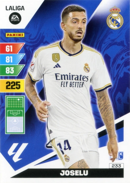 Cromo Trading Card Fútbol-Joselu-Real Madrid-Panini Adrenalyn XL 2023-2024-#233-Básico