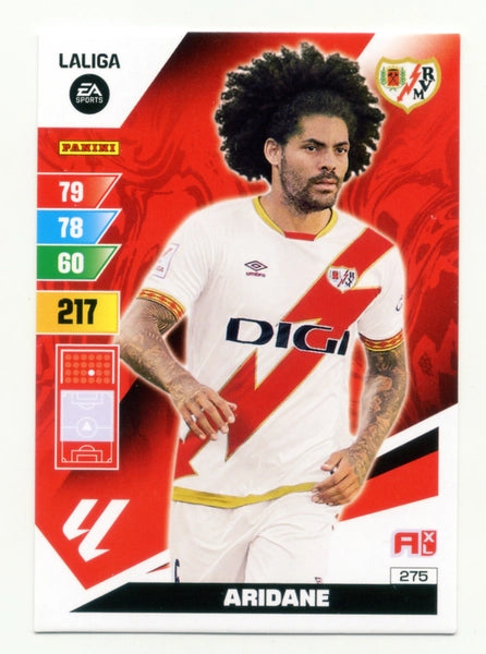 Cromo Trading Card Fútbol-Aridane-Rayo Vallecano-Panini Adrenalyn XL 2023-2024-#275-Básico