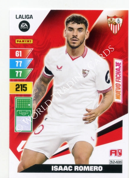 Cromo Trading Card Fútbol-Isaac Romero-Sevilla-Panini Adrenalyn XL 2023-2024-#324bis-Básico