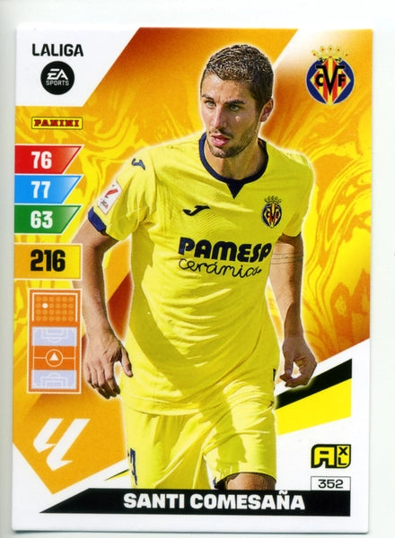 Cromo Trading Card Fútbol-Santi Comesana-Villarreal-Panini Adrenalyn XL 2023-2024-#352-Básico
