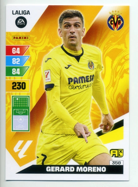 Cromo Trading Card Fútbol-Gerard Moreno-Villarreal-Panini Adrenalyn XL 2023-2024-#358-Básico