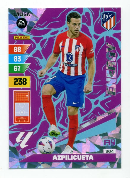 Cromo Trading Card Fútbol-Azpilicueta-Atletico de Madrid-Panini Adrenalyn XL 2023-2024-#364-Energy