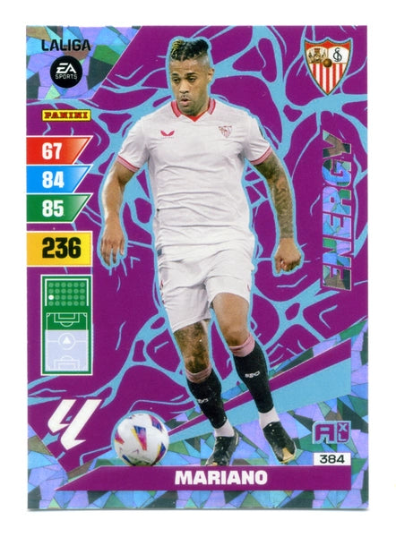 Cromo Trading Card Fútbol-Mariano-Sevilla-Panini Adrenalyn XL 2023-2024-#384-Energy