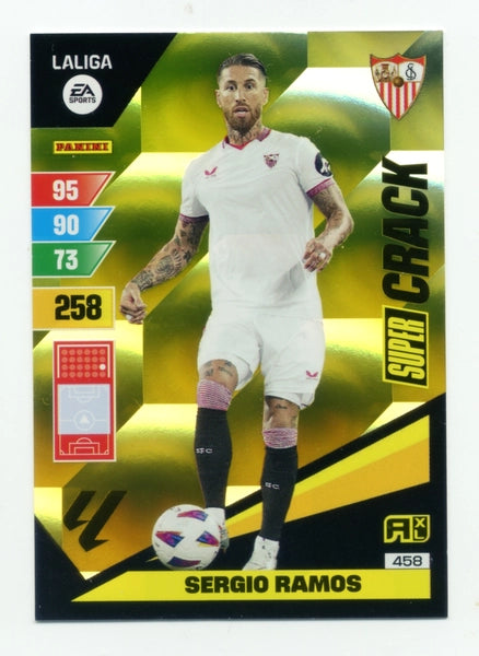 Cromo Trading Card Fútbol-Sergio Ramos-Sevilla-Panini Adrenalyn XL 2023-2024-#458-Super Crack
