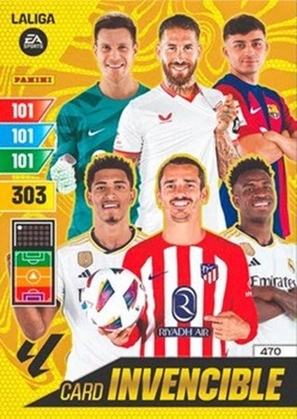 Cromo Trading Card Fútbol-Invencible--Panini Adrenalyn XL 2023-2024-#470-Invencible