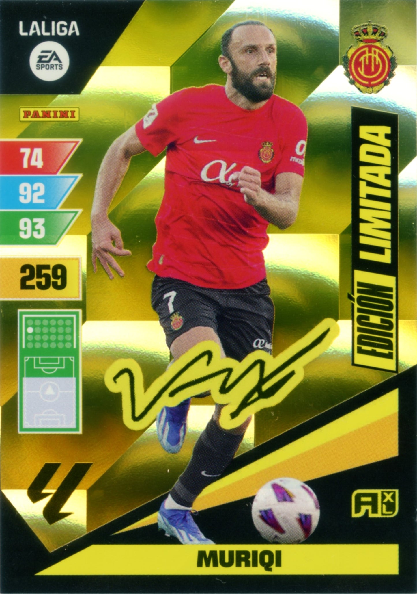 Panini Adrenalyn XL La Liga 2023/2024 - Muriqi - Edición Limitada Serigrafiada