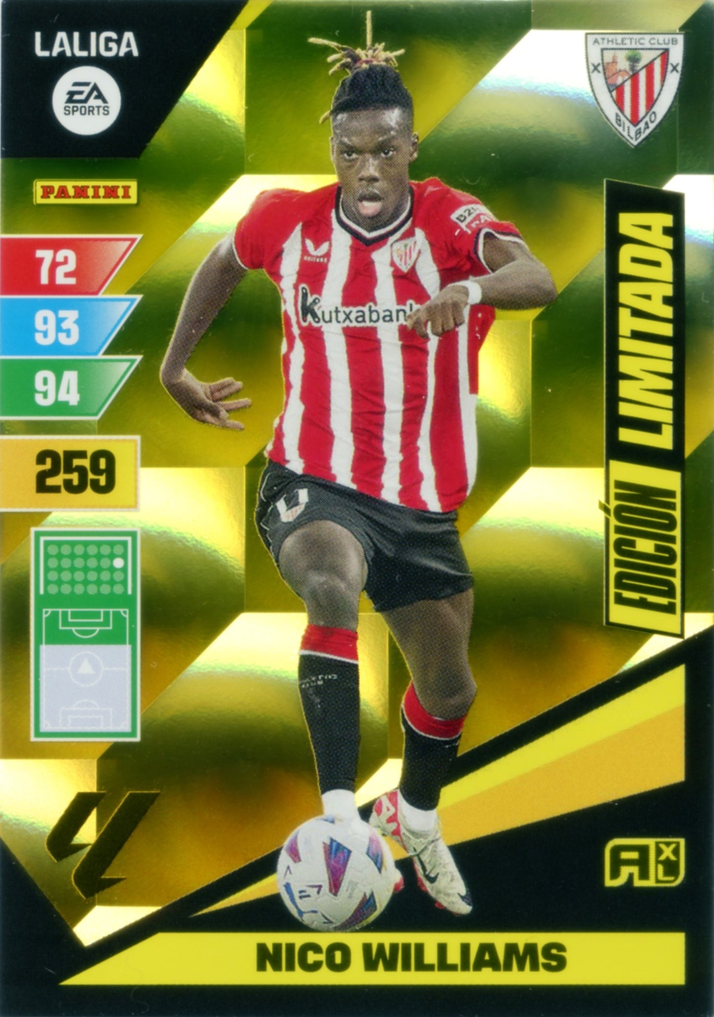 Panini Adrenalyn XL La Liga 2023/2024 - Nico Williams - Edición Limitada