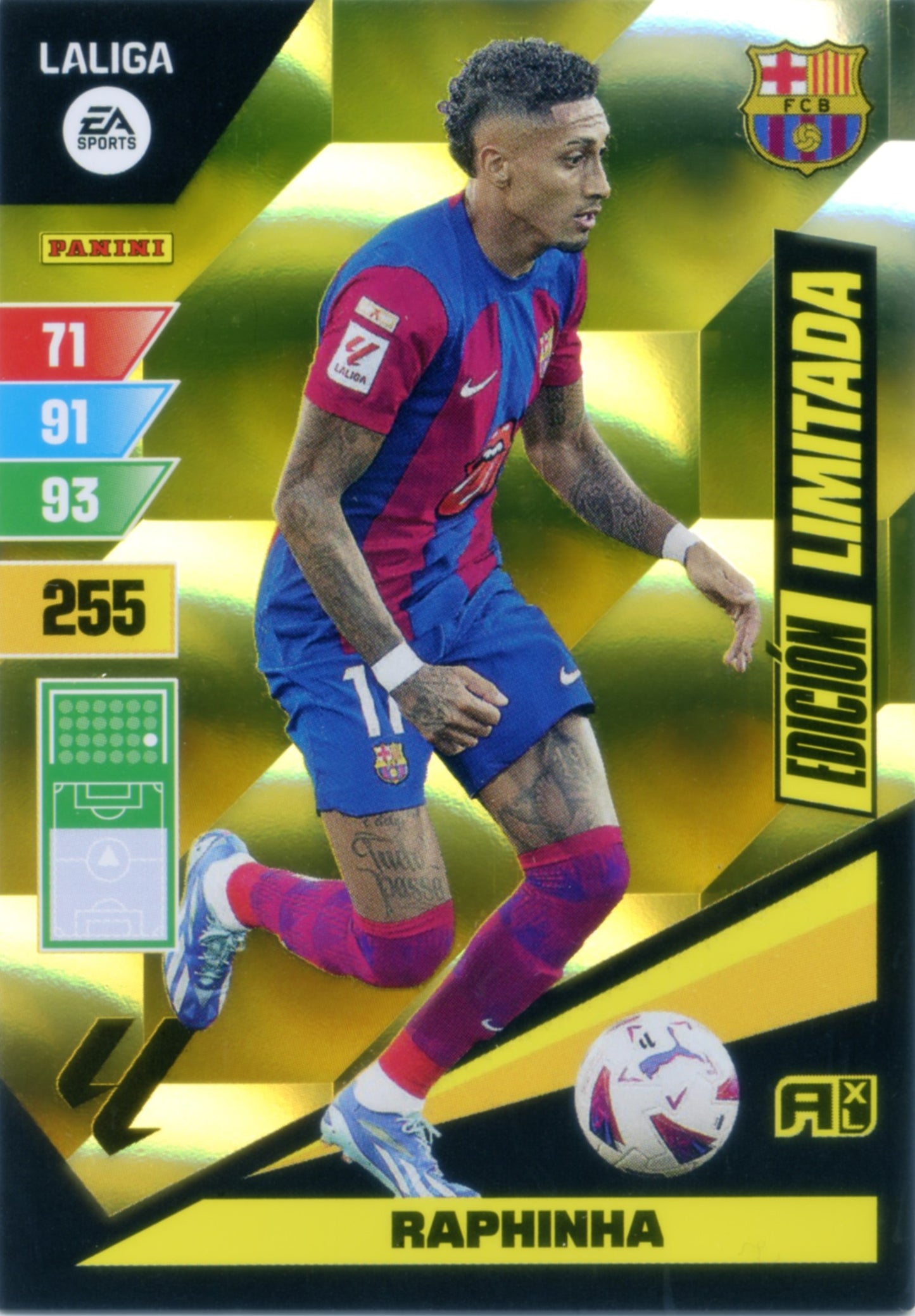 Panini Adrenalyn XL La Liga 2023/2024 - Raphiha - Edición Limitada