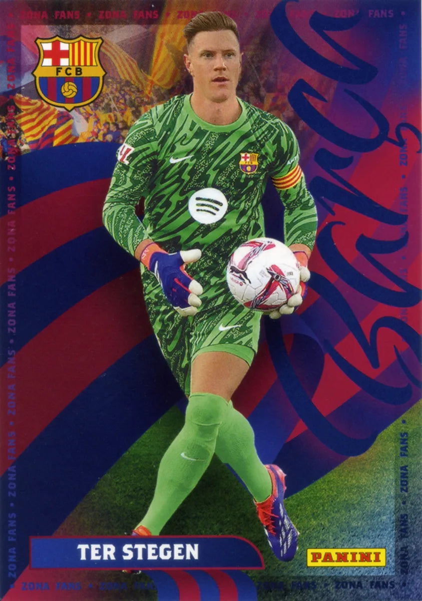 Panini Club FC Barcelona 2024-2025 #032 - Ter Stegen (FC Barcelona) FANS AREA