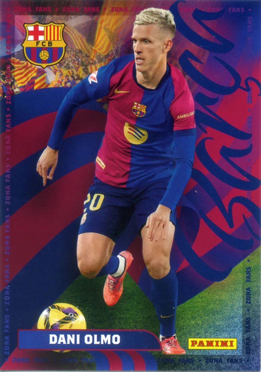 Panini Club FC Barcelona 2024-2025 #042 - Dani Olmo (FC Barcelona) FANS AREA