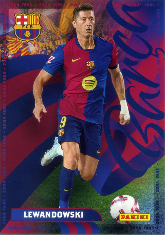 Panini Club FC Barcelona 2024-2025 #044 - Lewandowski (FC Barcelona) ZONA FANS